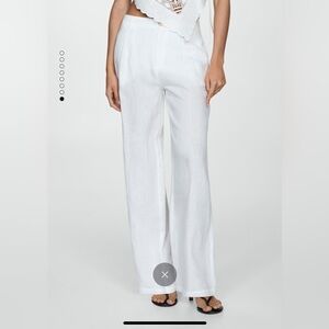 Mango linen pants